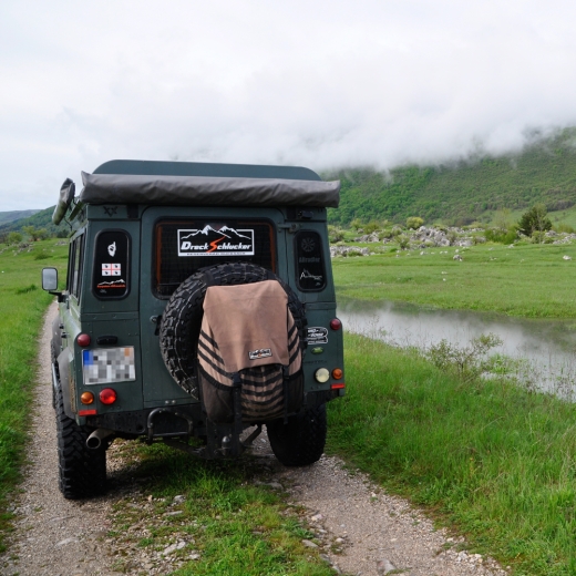 Dreckschlucker Reserverad Rucksack &quote;Coyote braun&quote;