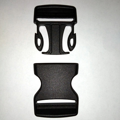 Steckschnalle Nylon schwarz 50mm